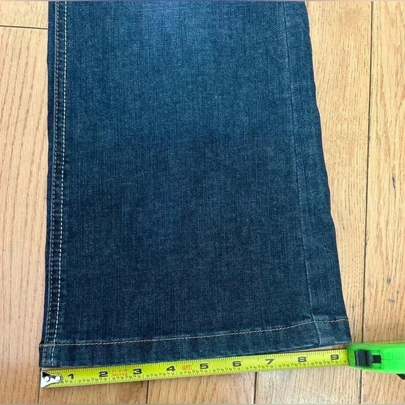 Riders by Lee Midrise Bootcut Dark Wash Jeans Size 14 - Picture 4 of 10